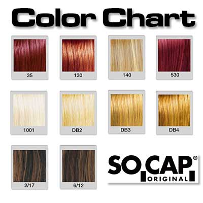 Hair Treats Extensions Color Chart